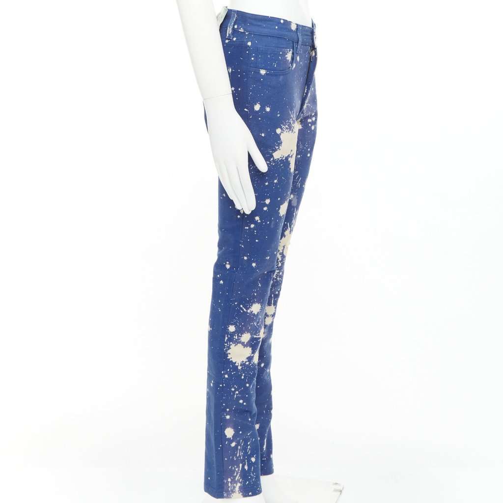 Raf Simons Blue Denim Jeans Blue Denim Fair condition - Model View