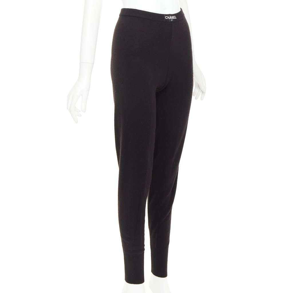 Chanel Black Cashmere Trouser Black Cashmere Very good condition - Inside View
