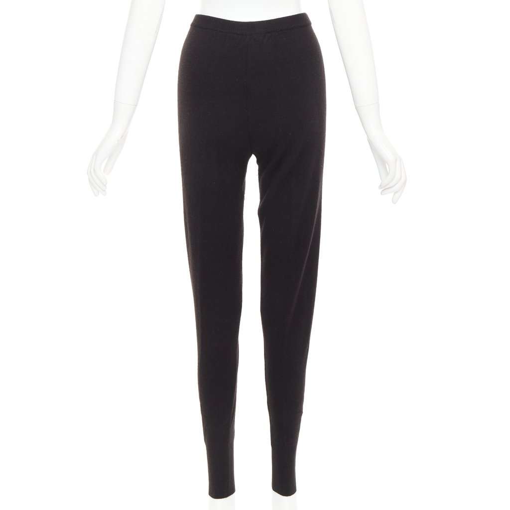 Chanel Black Cashmere Trouser Black Cashmere Very good condition - Box View