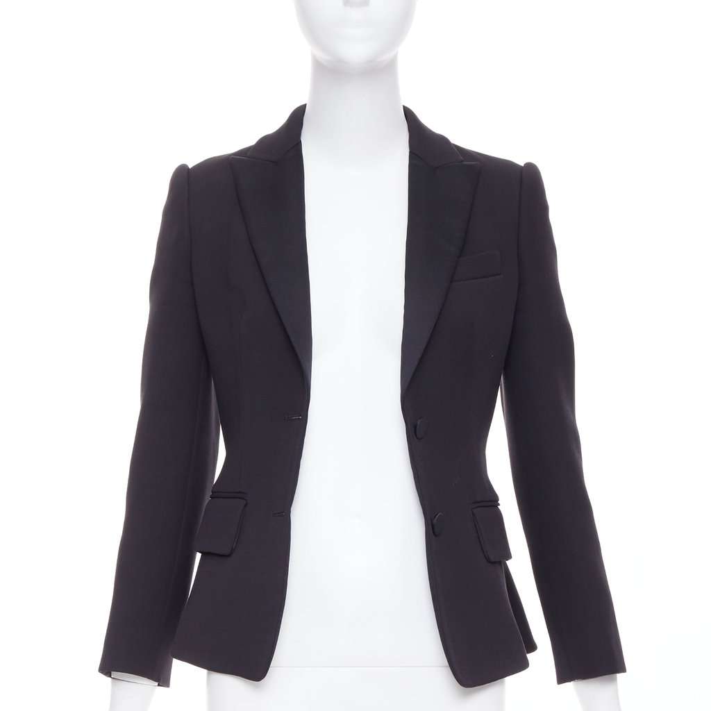 Alexander McQueen Black Wool Jacket Black Wool Very good condition - Inside View