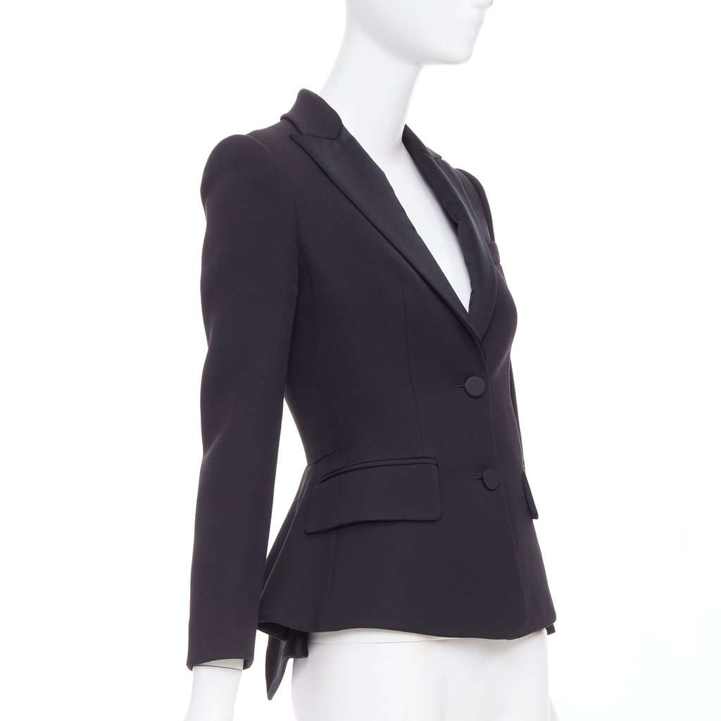 Alexander McQueen Black Wool Jacket Black Wool Very good condition - Model View