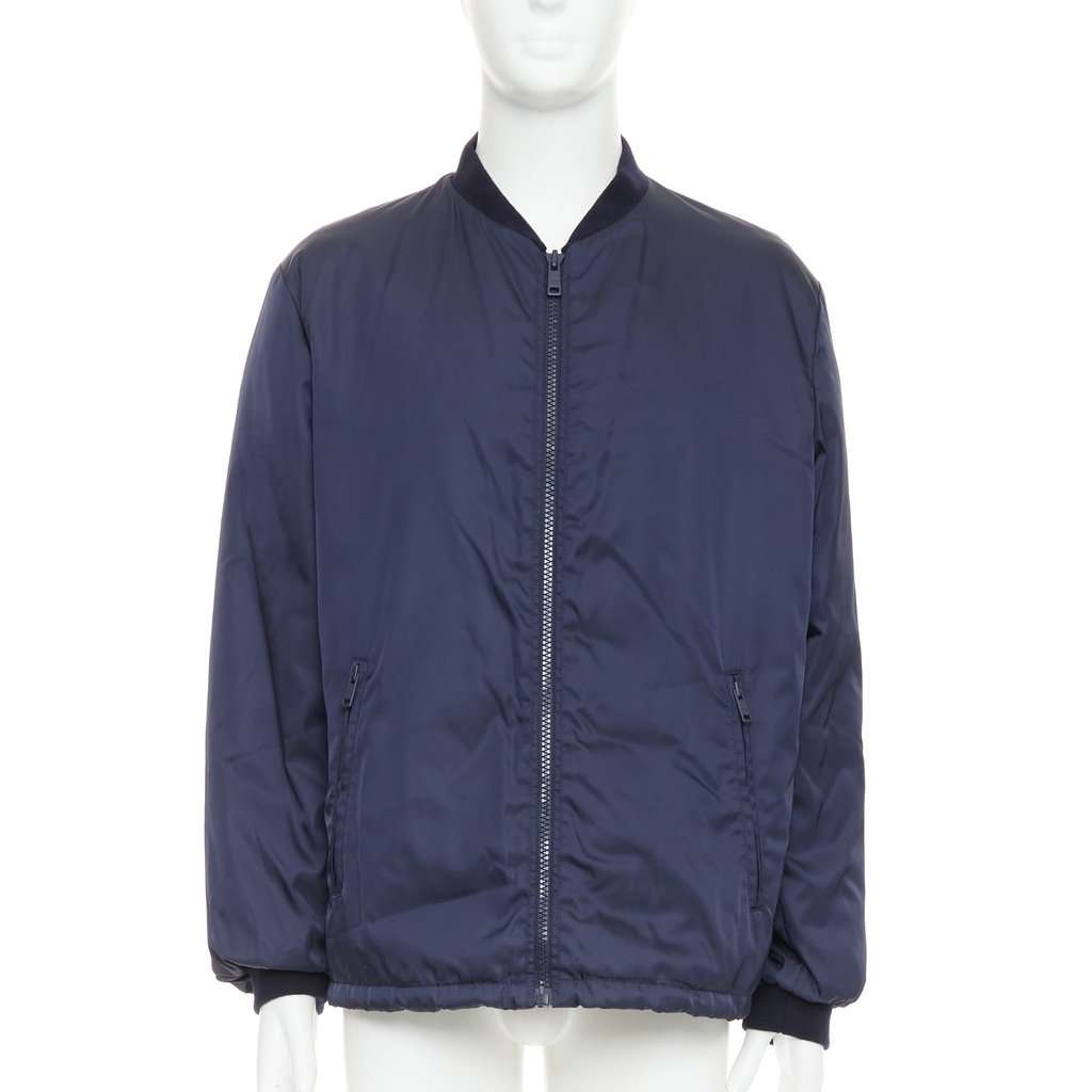 Prada Navy Coat Navy Very good condition - Front View