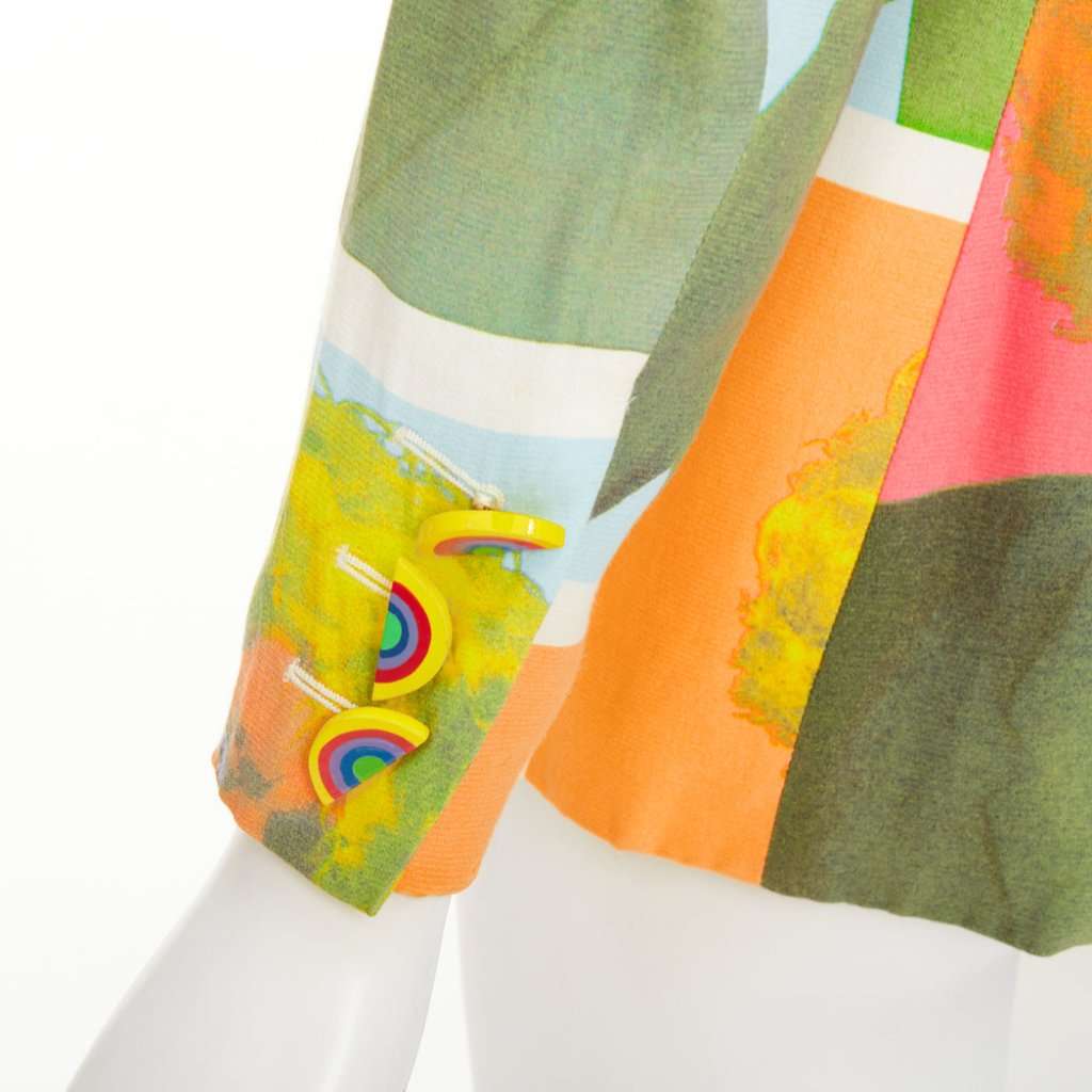 Moschino MultiColor Polyester Jacket MultiColor Polyester Very good condition - Back View