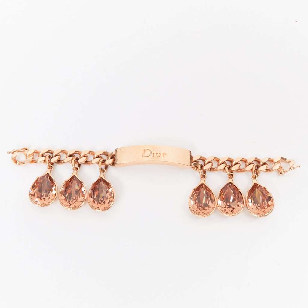 Dior Gold Metal Bracelets Gold Metal Good condition - Front View