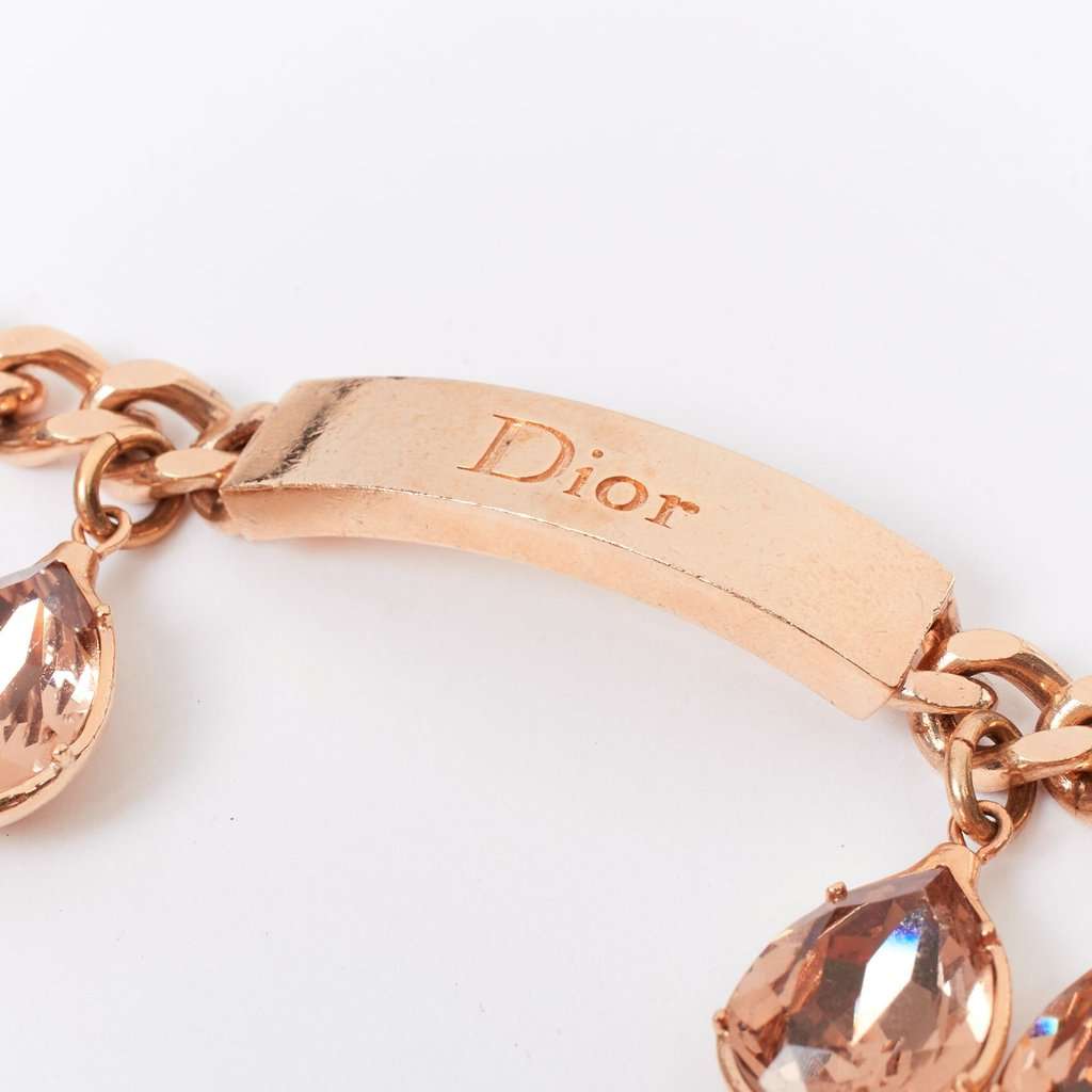 Dior Gold Metal Bracelets Gold Metal Good condition - Back View