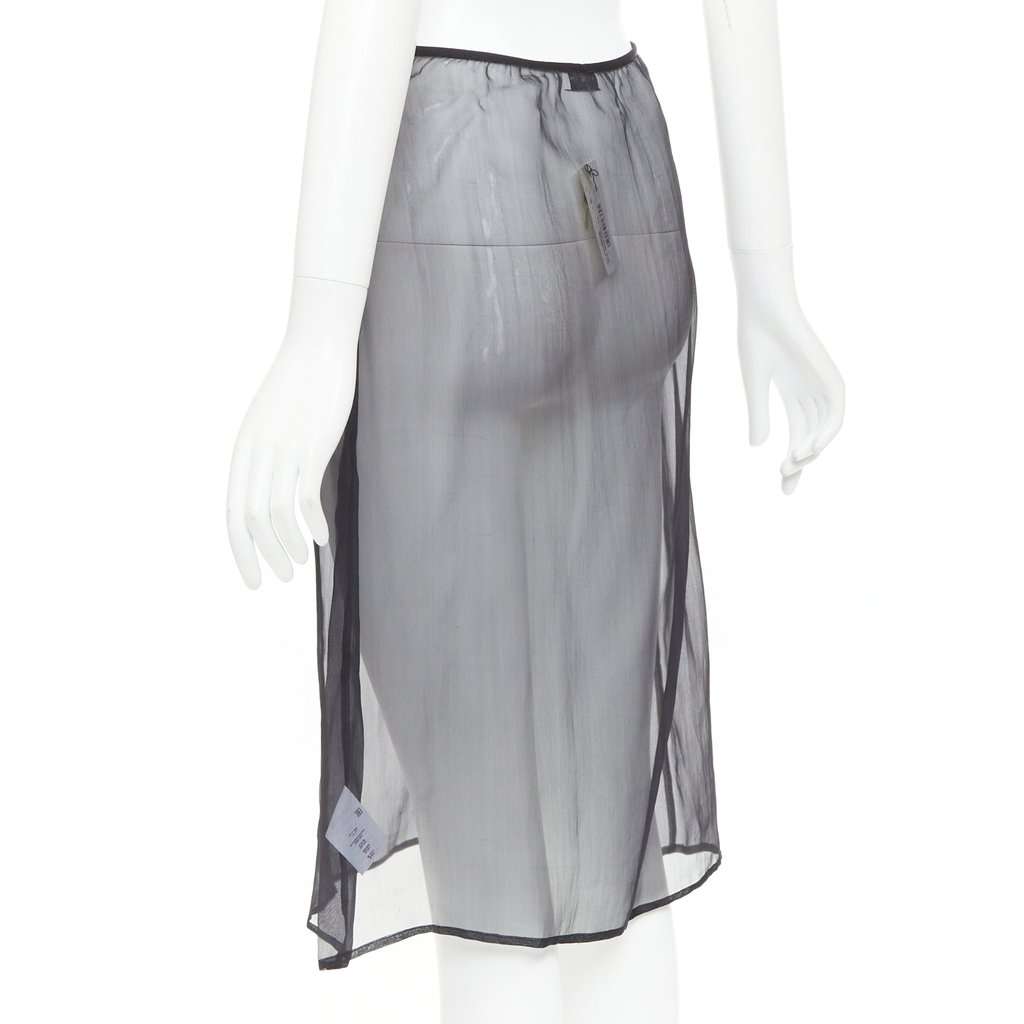 Dries Van Noten Black Silk Skirt Black Silk Very good condition - Box View