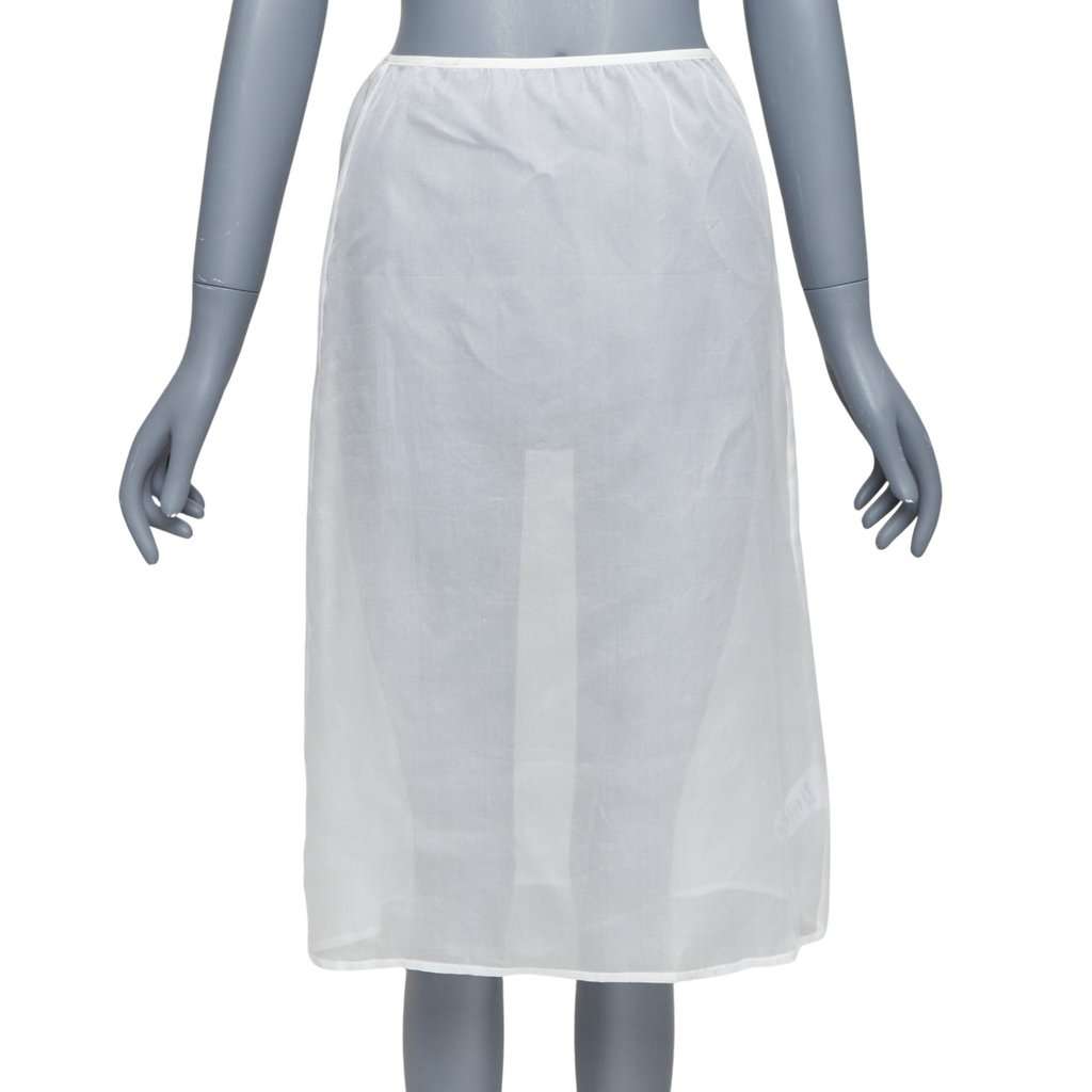 Dries Van Noten White Silk Skirt White Silk Very good condition - Front View