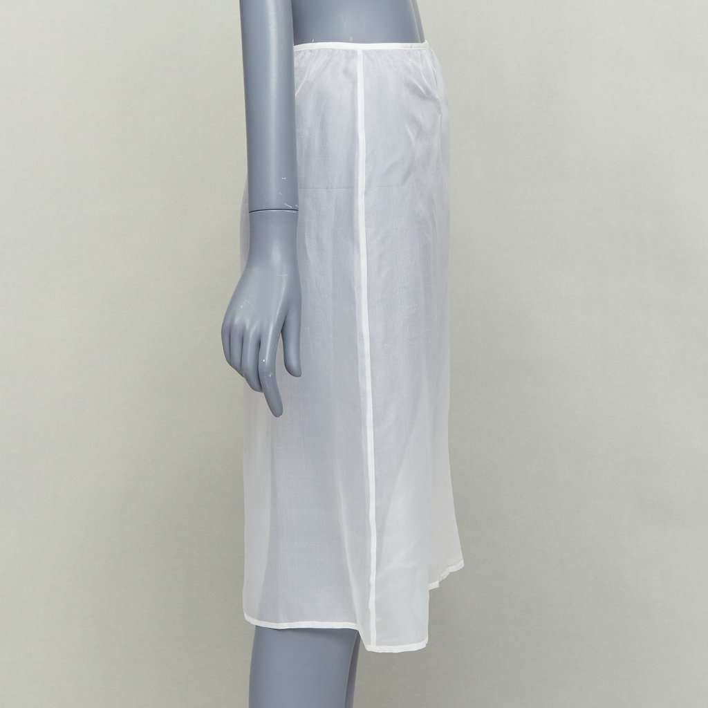 Dries Van Noten White Silk Skirt White Silk Very good condition - Inside View