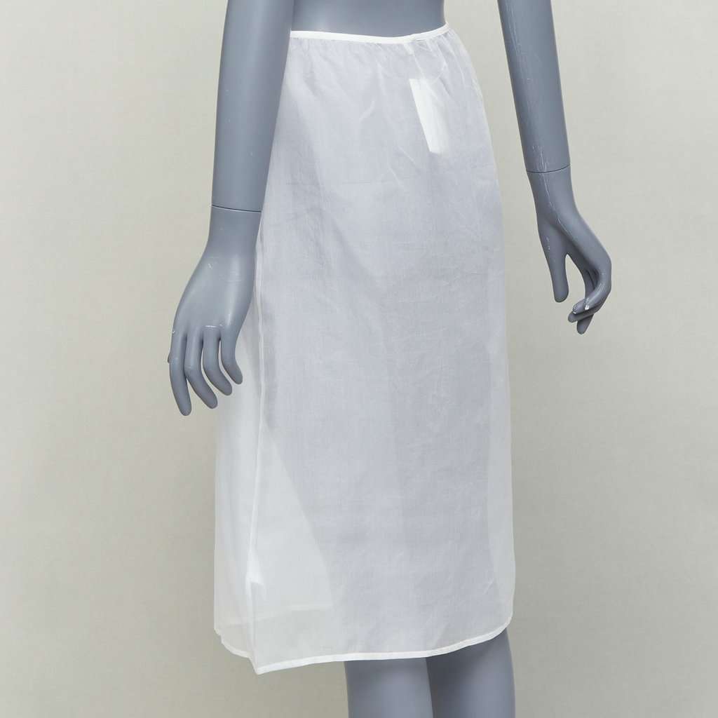Dries Van Noten White Silk Skirt White Silk Very good condition - Box View