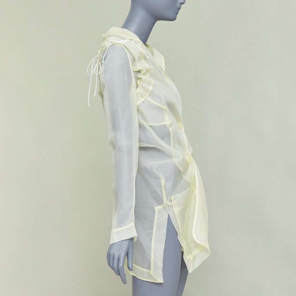 CecIlie Bahnsen Jaughna Yellow Silk Very good condition - Box View
