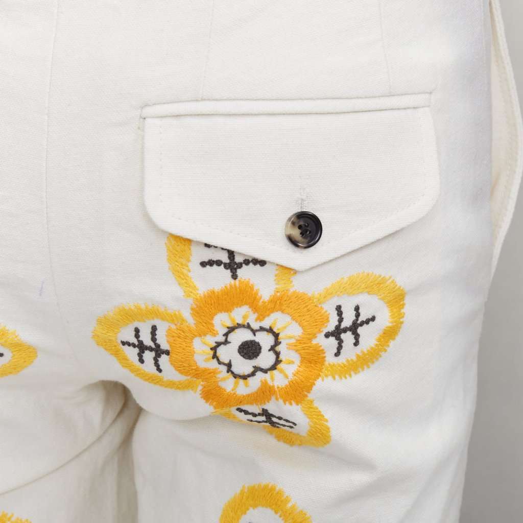 Unsigned Buttercup Ecru Cotton Very good condition - Back View