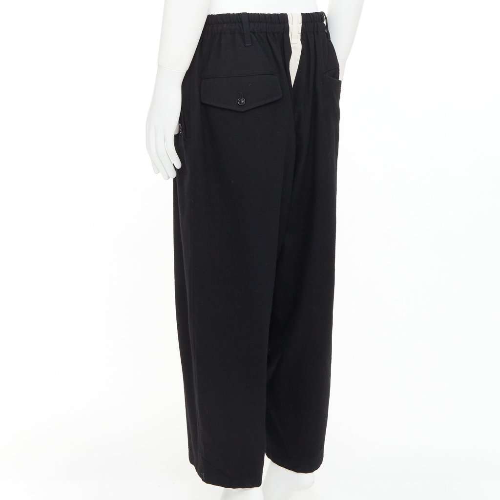 Yohji Yamamoto Black Wool Trouser Black Wool Very good condition - Box View