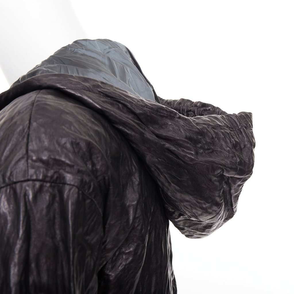 Prada Black Leather Leather Jacket Black Leather Very good condition - Back View