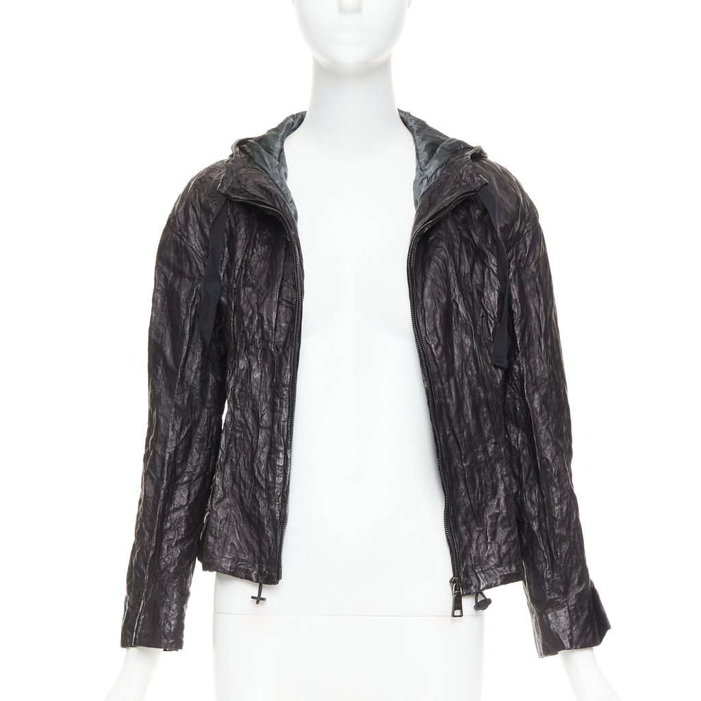 Prada Black Leather Leather Jacket Black Leather Very good condition - Inside View