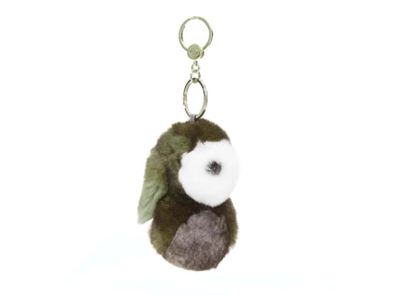 Loro Piana Brown Fur Bag charms Brown Fur Very good condition - Front View