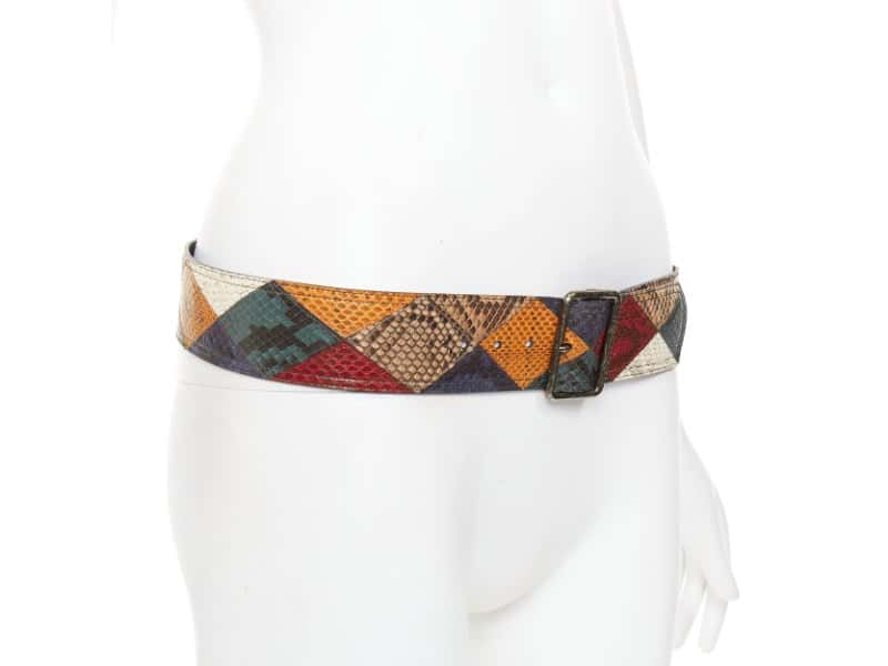 Saint Laurent MultiColor Leather Belt MultiColor Leather Very good condition - Inside View