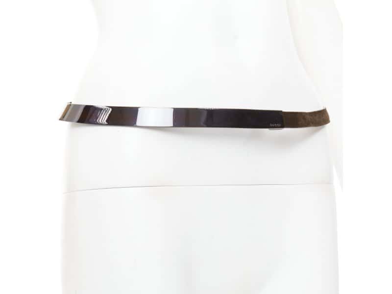 Gucci Brown Metal Belt Brown Metal Fair condition - Inside View