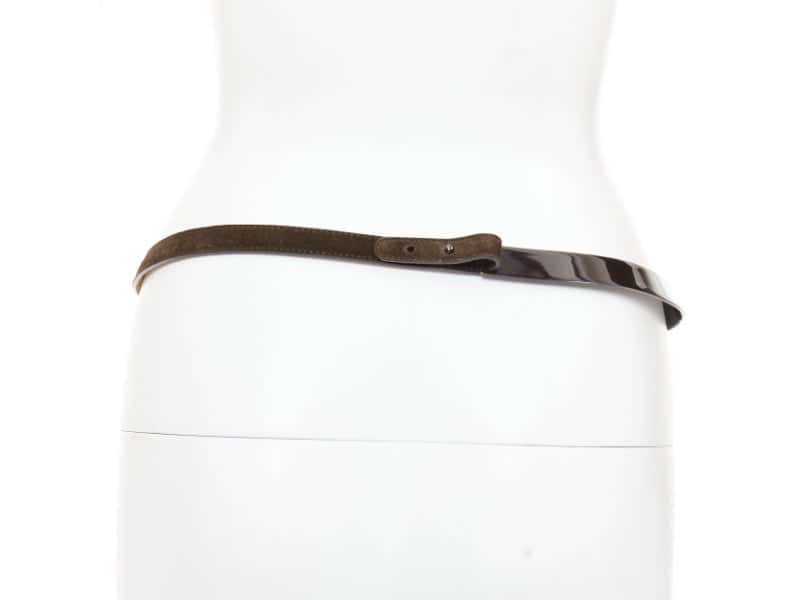 Gucci Brown Metal Belt Brown Metal Fair condition - Box View
