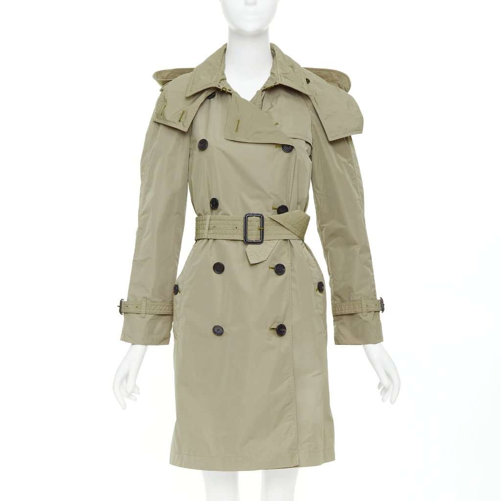Burberry Beige Polyester Coat Beige Polyester Very good condition - Front View