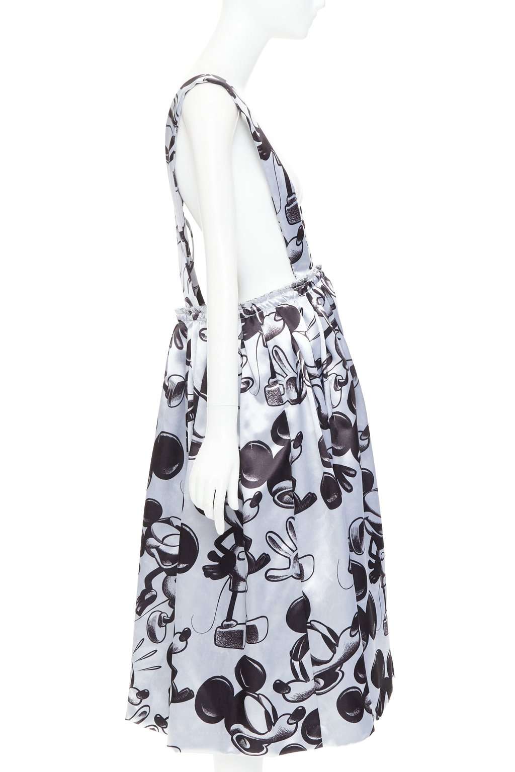 Comme Des Garcons Silver Polyester Skirt Silver Polyester Very good condition - Model View