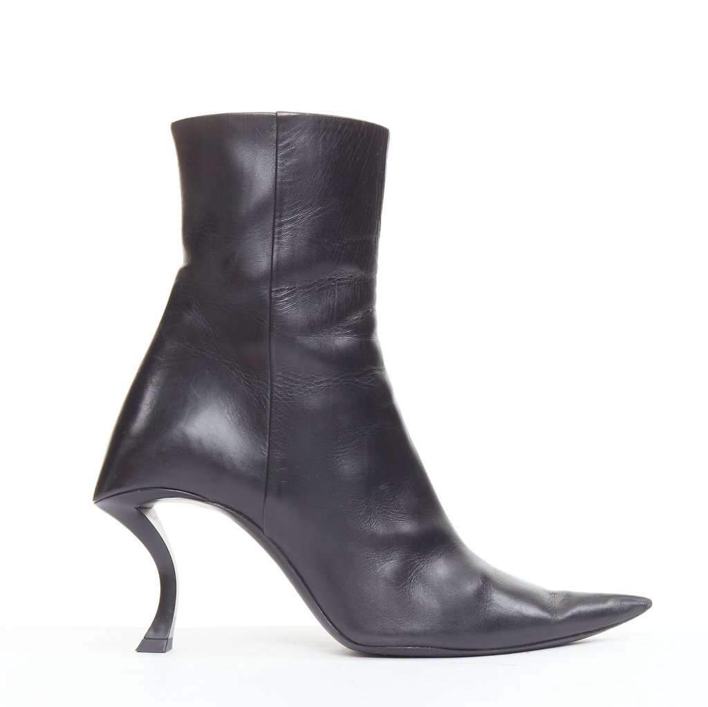 Balenciaga Hourglass Black Leather Fair condition - Front View