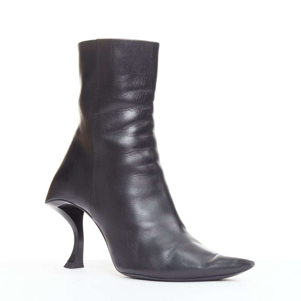 Balenciaga Hourglass Black Leather Fair condition - Back View