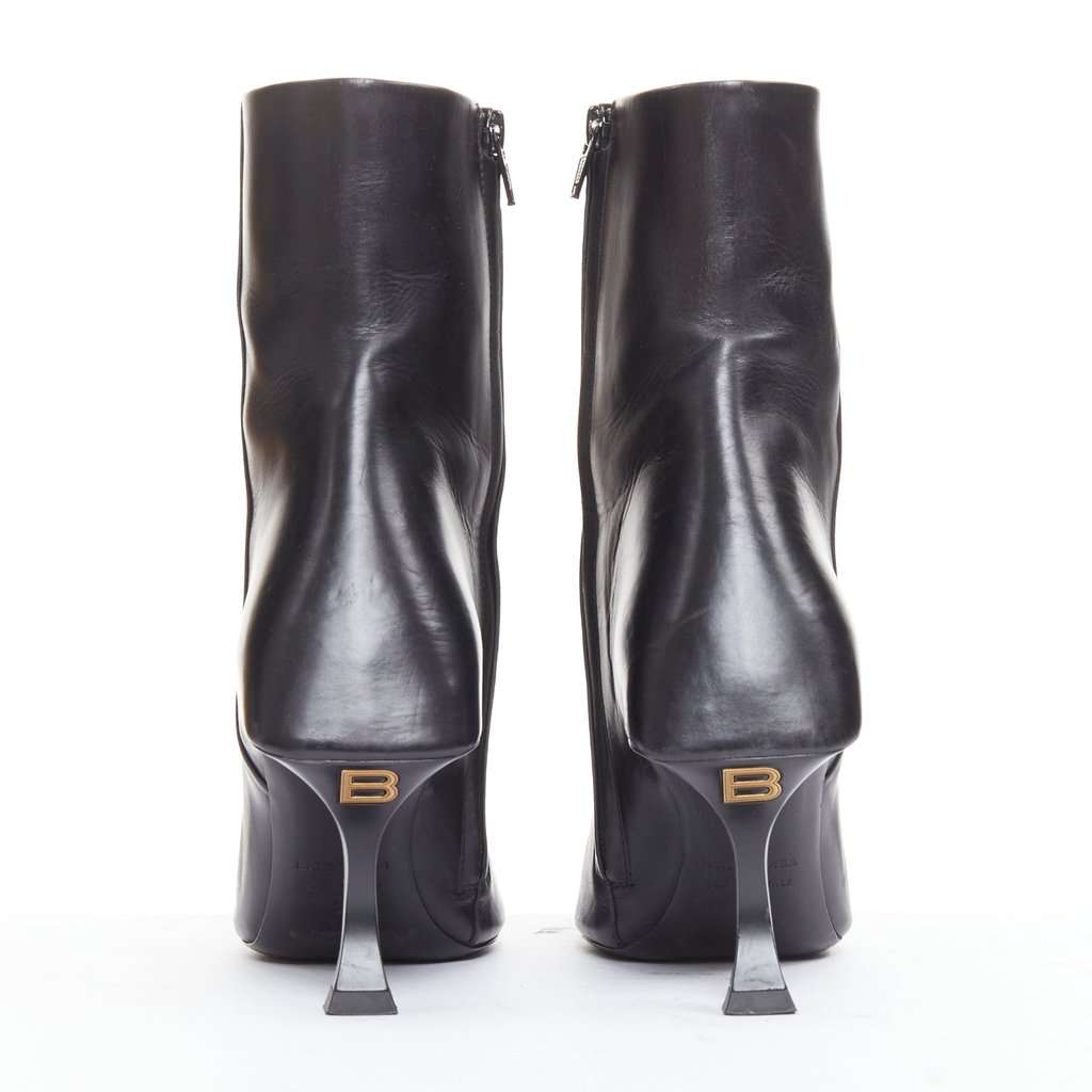 Balenciaga Hourglass Black Leather Fair condition - Box View
