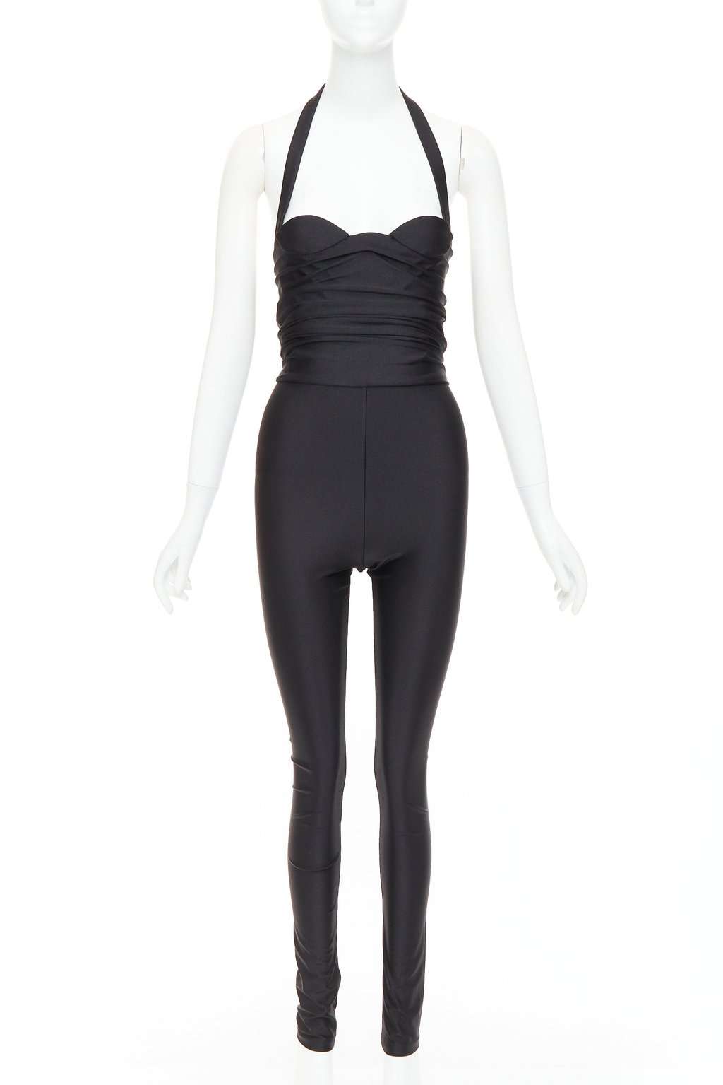 Saint Laurent Black Polyamide Jumpsuit Black Polyamide Never worn, with tag - Front View
