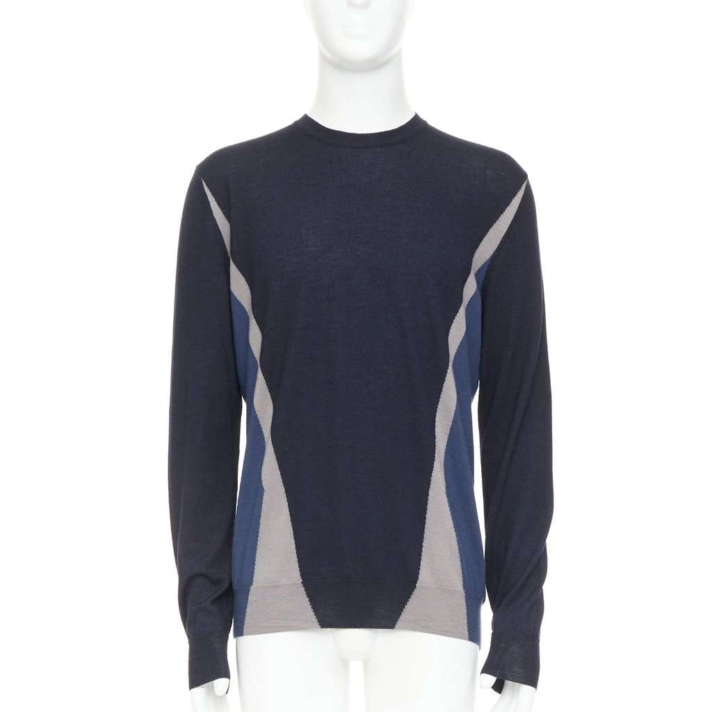 Hermès Navy Cashmere Knitwear Navy Cashmere Fair condition - Front View