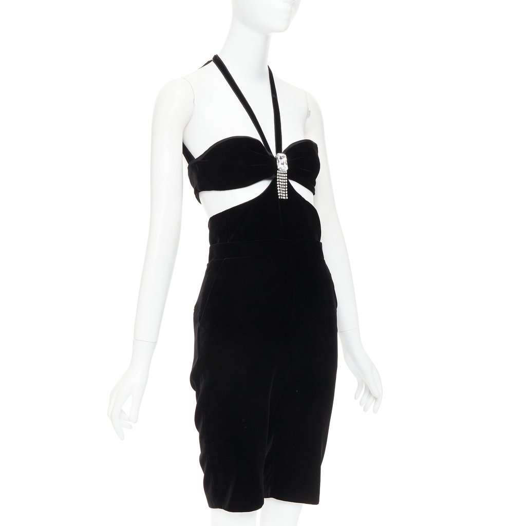 Saint Laurent Black Viscose Jumpsuit Black Viscose Never worn, with tag - Inside View