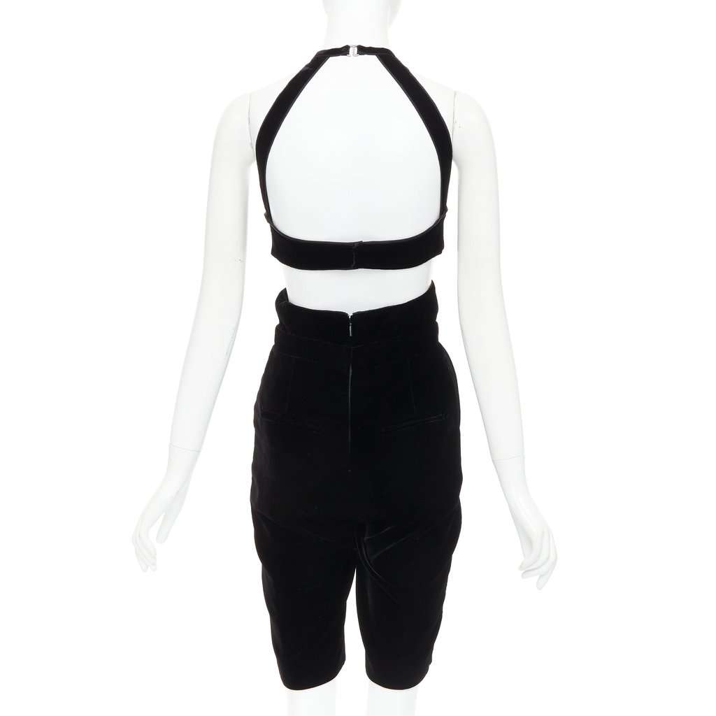 Saint Laurent Black Viscose Jumpsuit Black Viscose Never worn, with tag - Box View