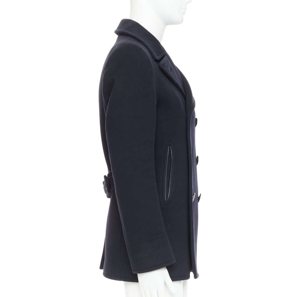Tom Ford Navy Wool Coat Navy Wool Fair condition - Box View