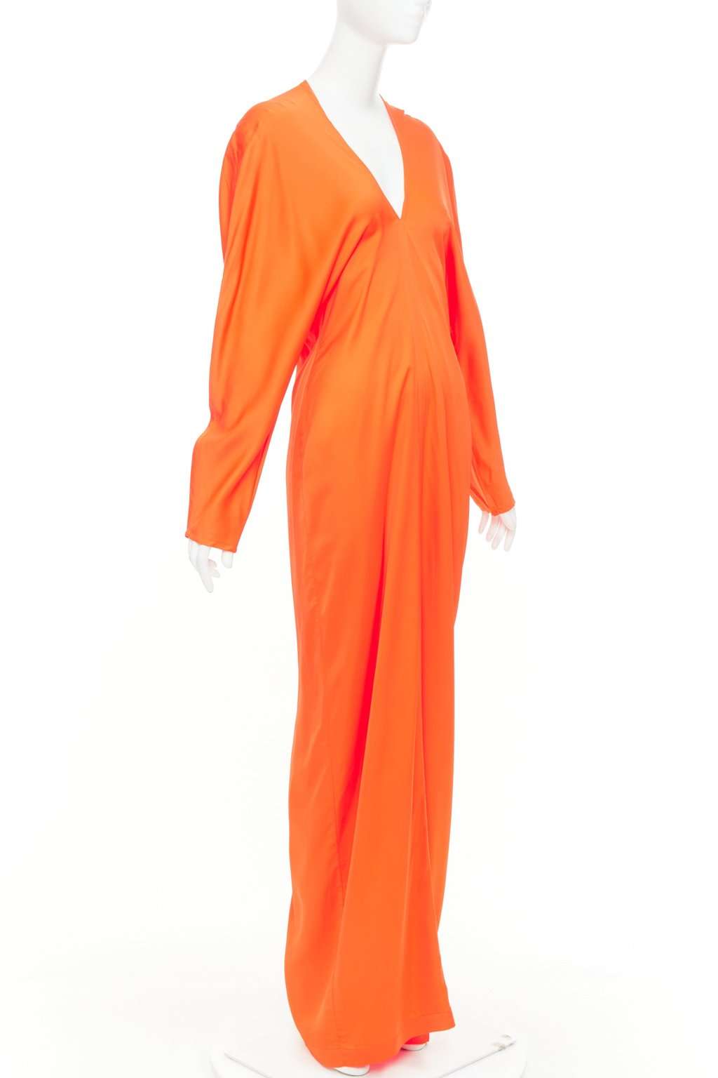 Salvatore Ferragamo Orange Viscose Dress Orange Viscose Never worn, with tag - Front View