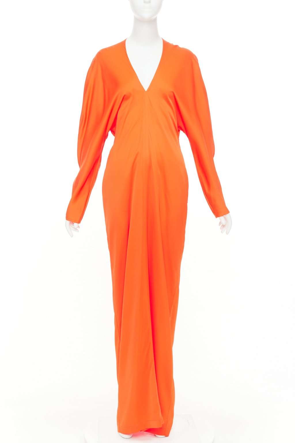 Salvatore Ferragamo Orange Viscose Dress Orange Viscose Never worn, with tag - Inside View