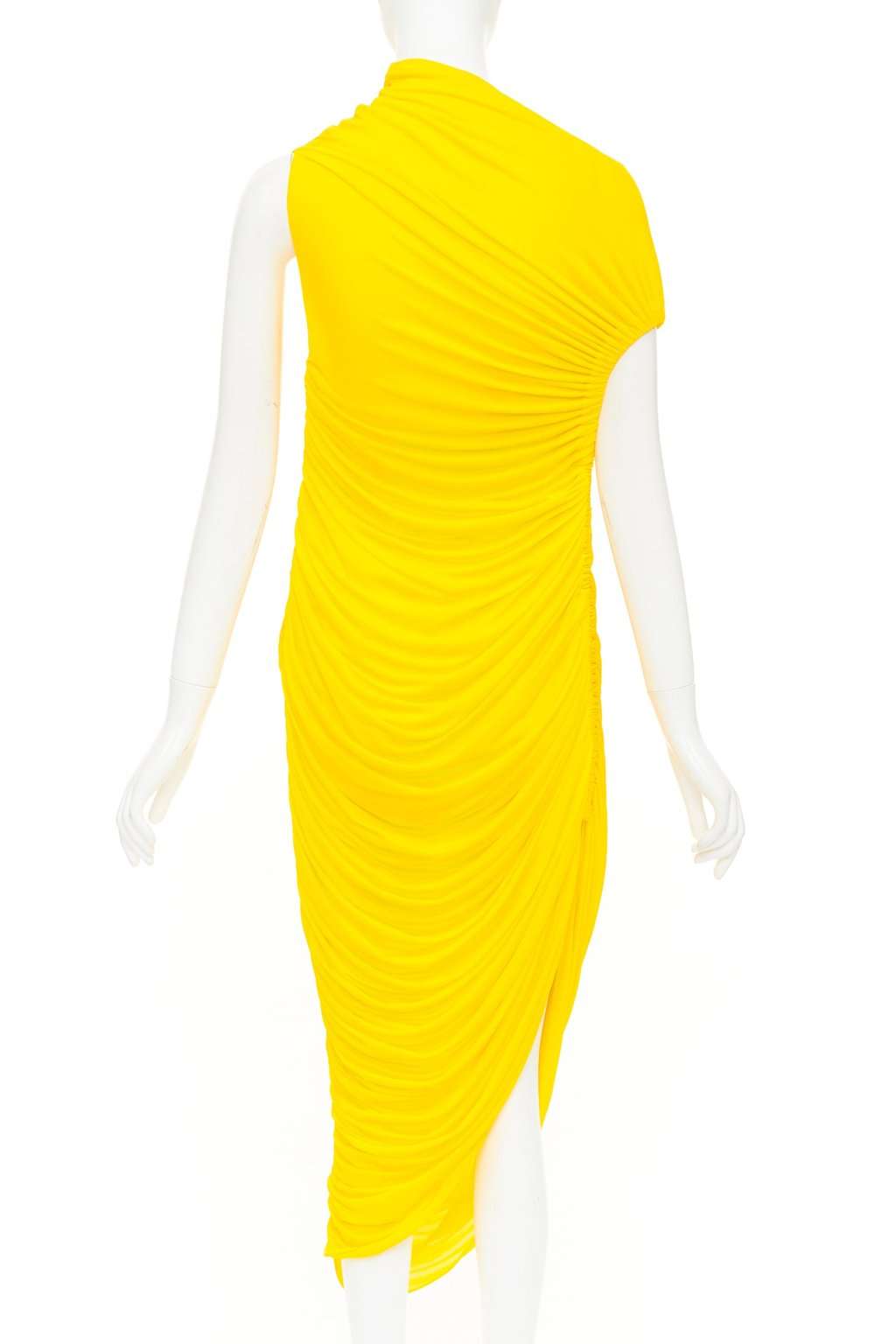 Salvatore Ferragamo P00846660 Yellow Viscose Never worn, with tag - Box View