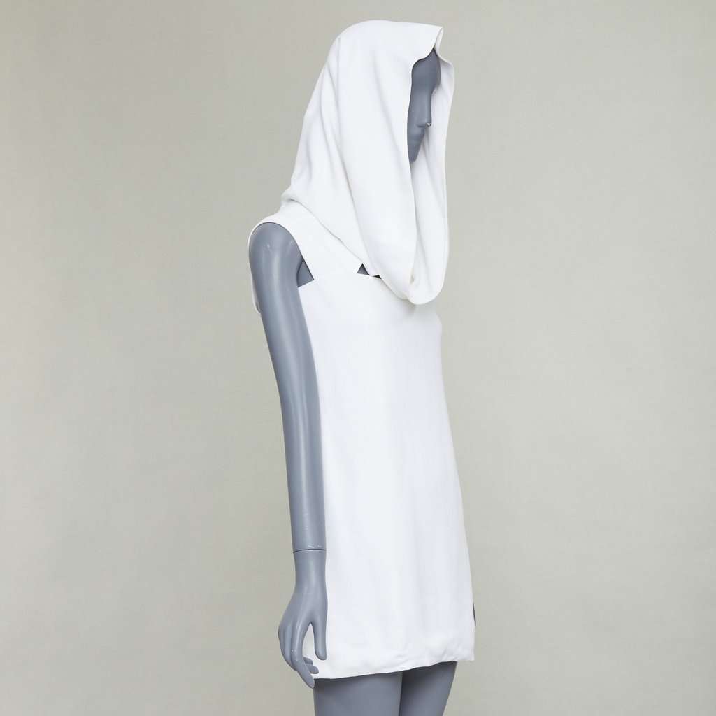 Salvatore Ferragamo White Silk Dress White Silk Never worn, with tag - Back View