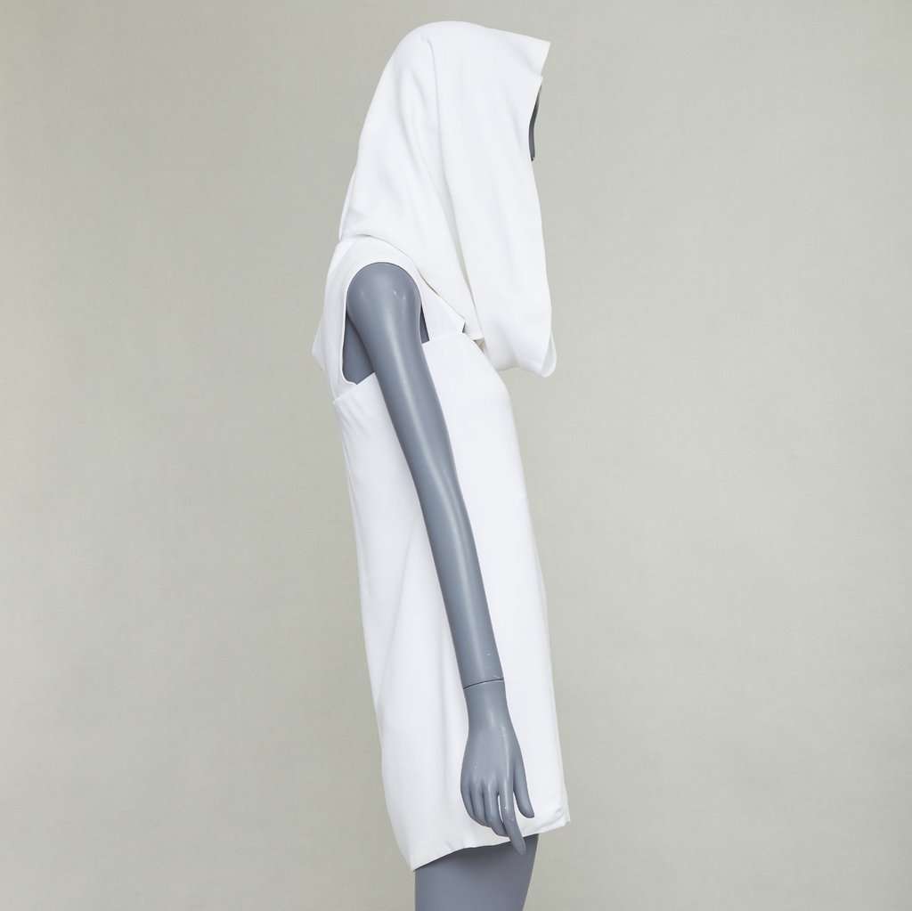 Salvatore Ferragamo White Silk Dress White Silk Never worn, with tag - Inside View