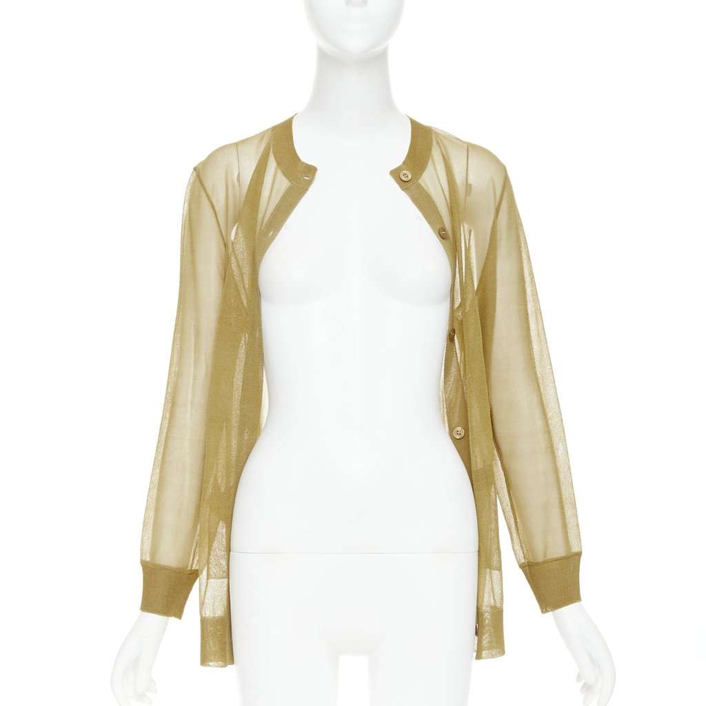 Saint Laurent Camel Silk Knitwear Camel Silk Good condition - Inside View