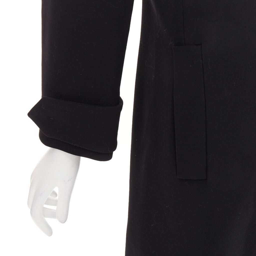 Prada Black Wool Dress Black Wool Very good condition - Back View