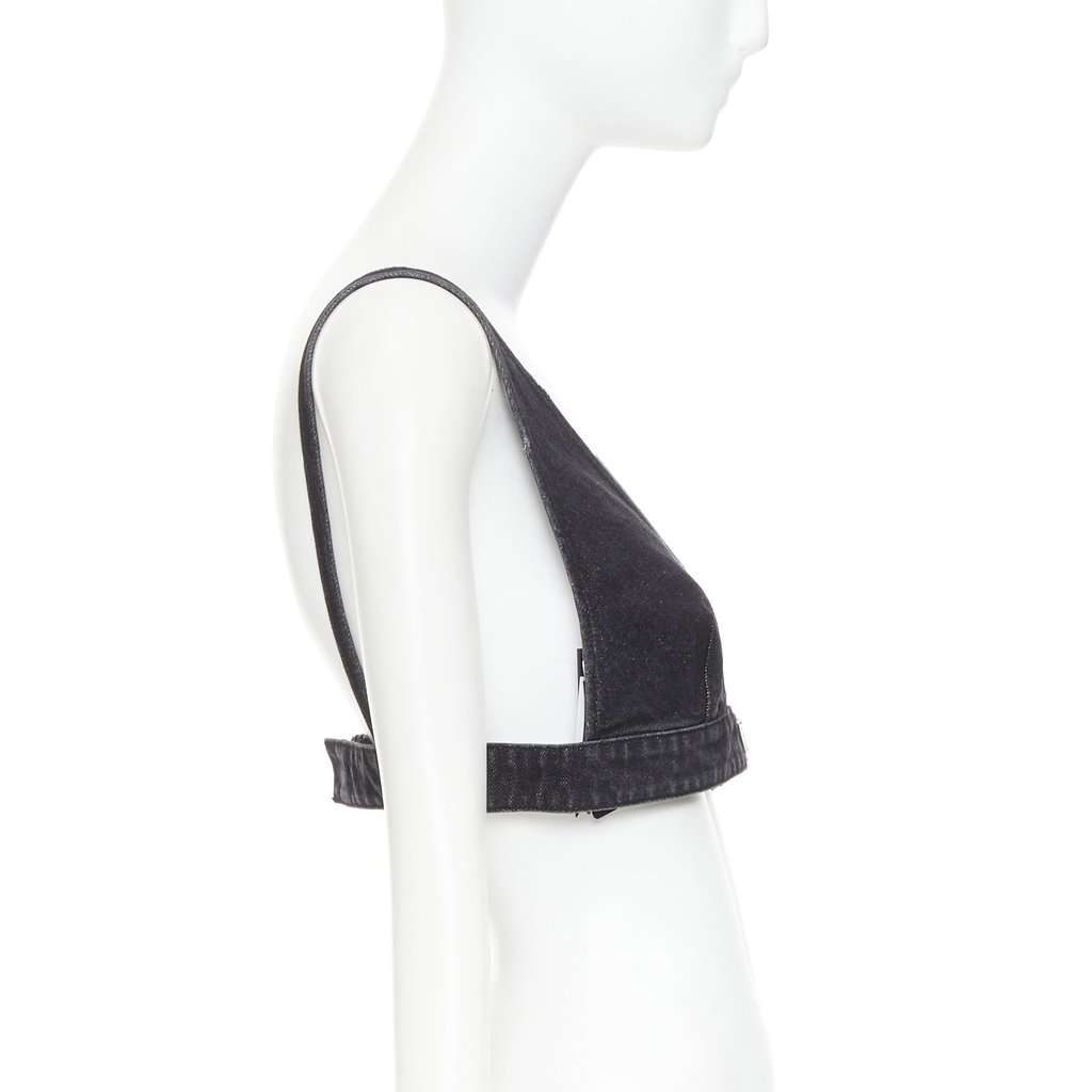 Prada Navy Cotton Top Navy Cotton Never worn, with tag - Model View