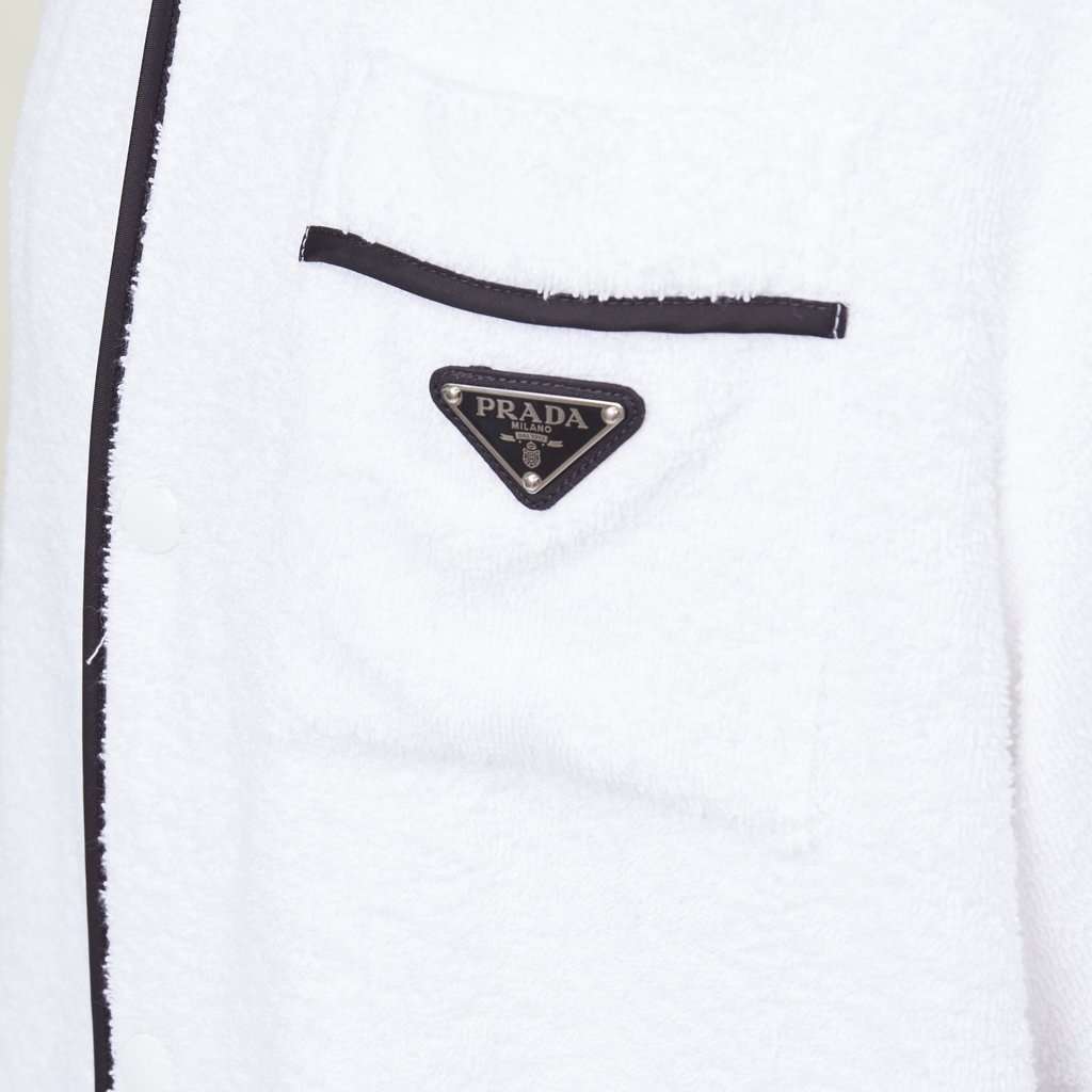 Prada White Cotton Shirt White Cotton Never worn, with tag - Back View