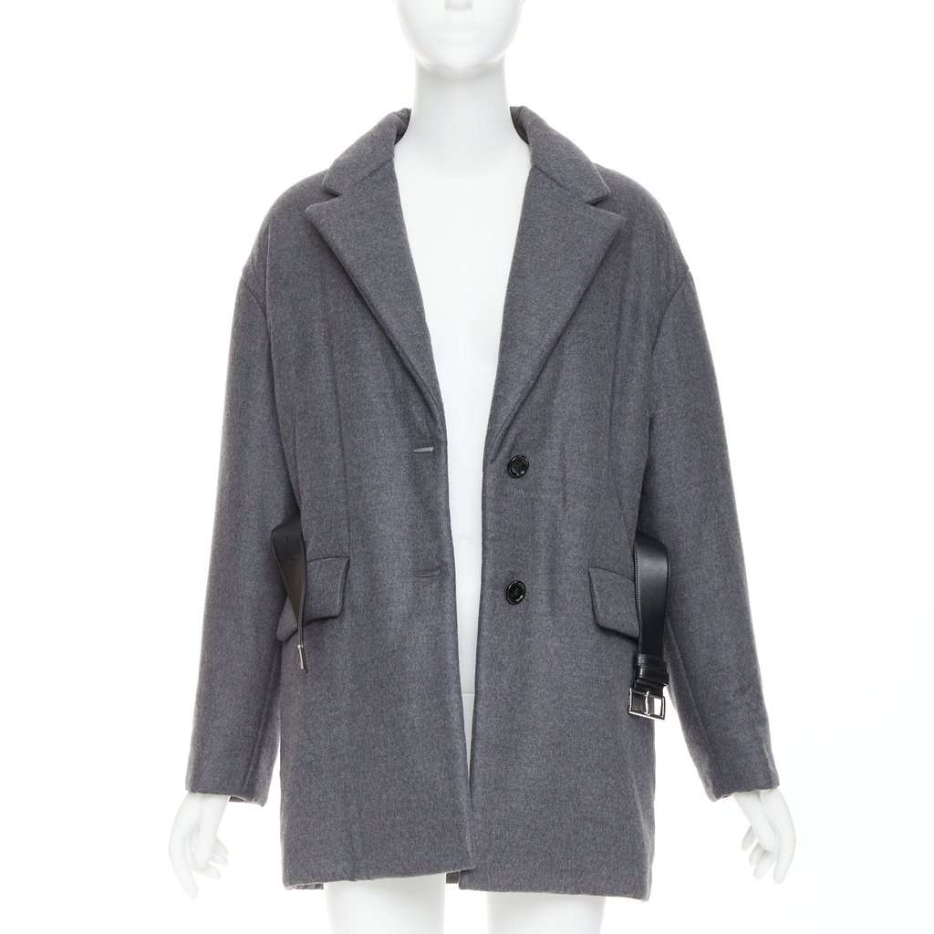 Prada Grey Cashmere Coat Grey Cashmere Never worn, with tag - Inside View