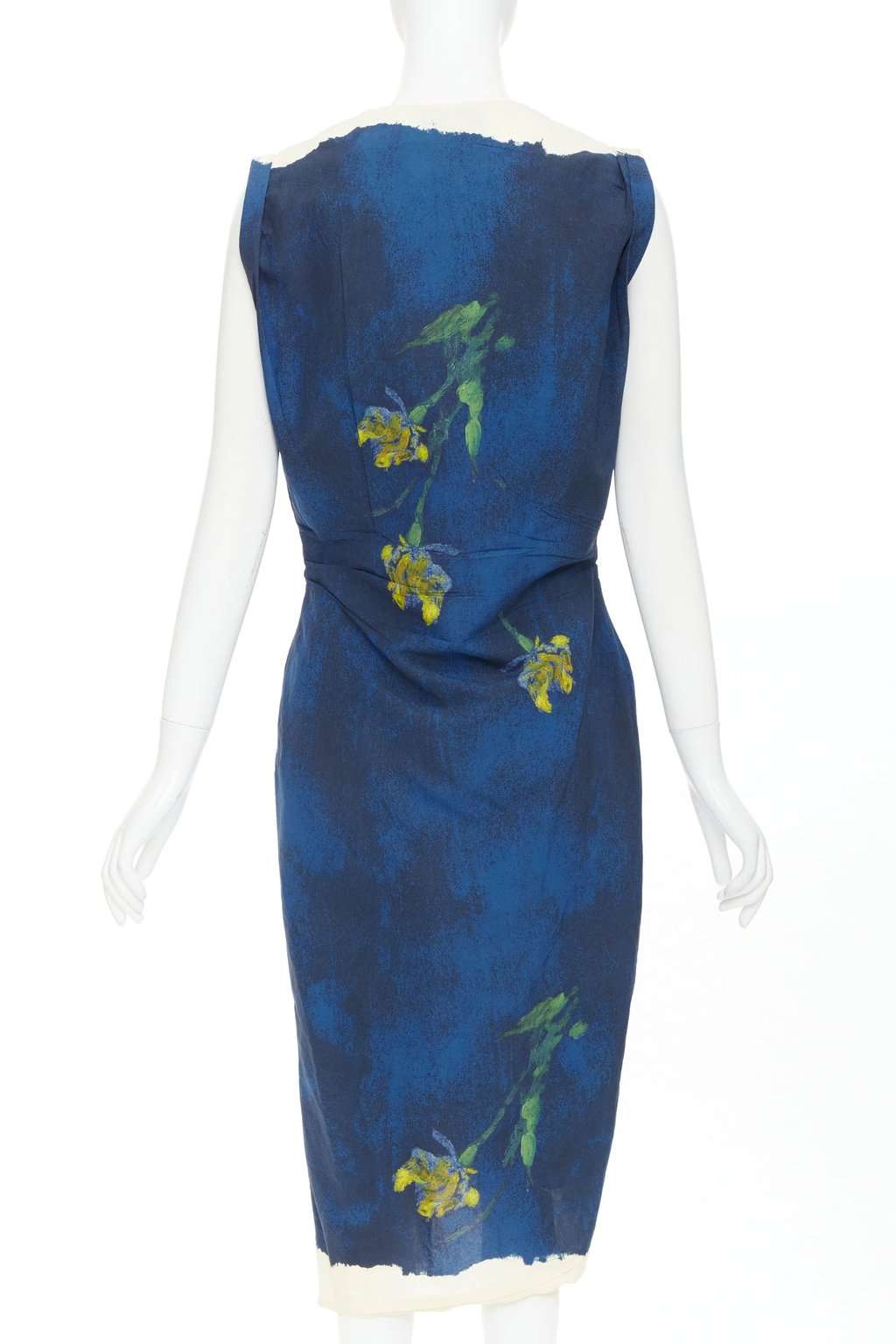 Prada Navy Polyester Dress Navy Polyester Never worn, with tag - Box View