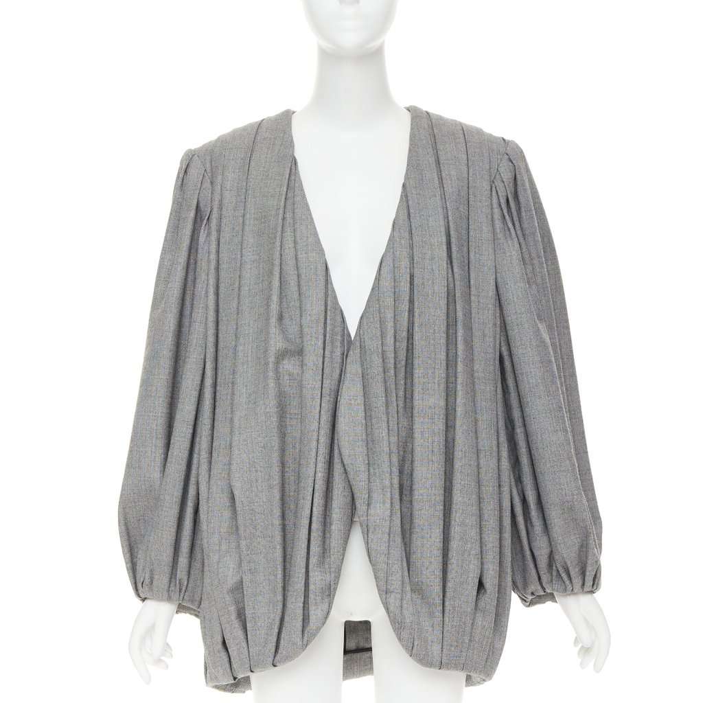 Louis Vuitton Grey Wool Jacket Grey Wool Very good condition - Front View