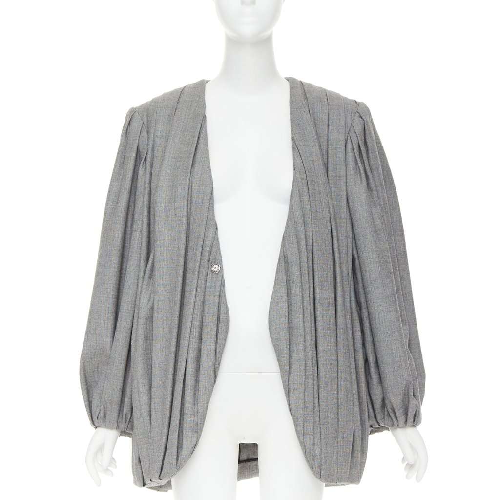 Louis Vuitton Grey Wool Jacket Grey Wool Very good condition - Inside View