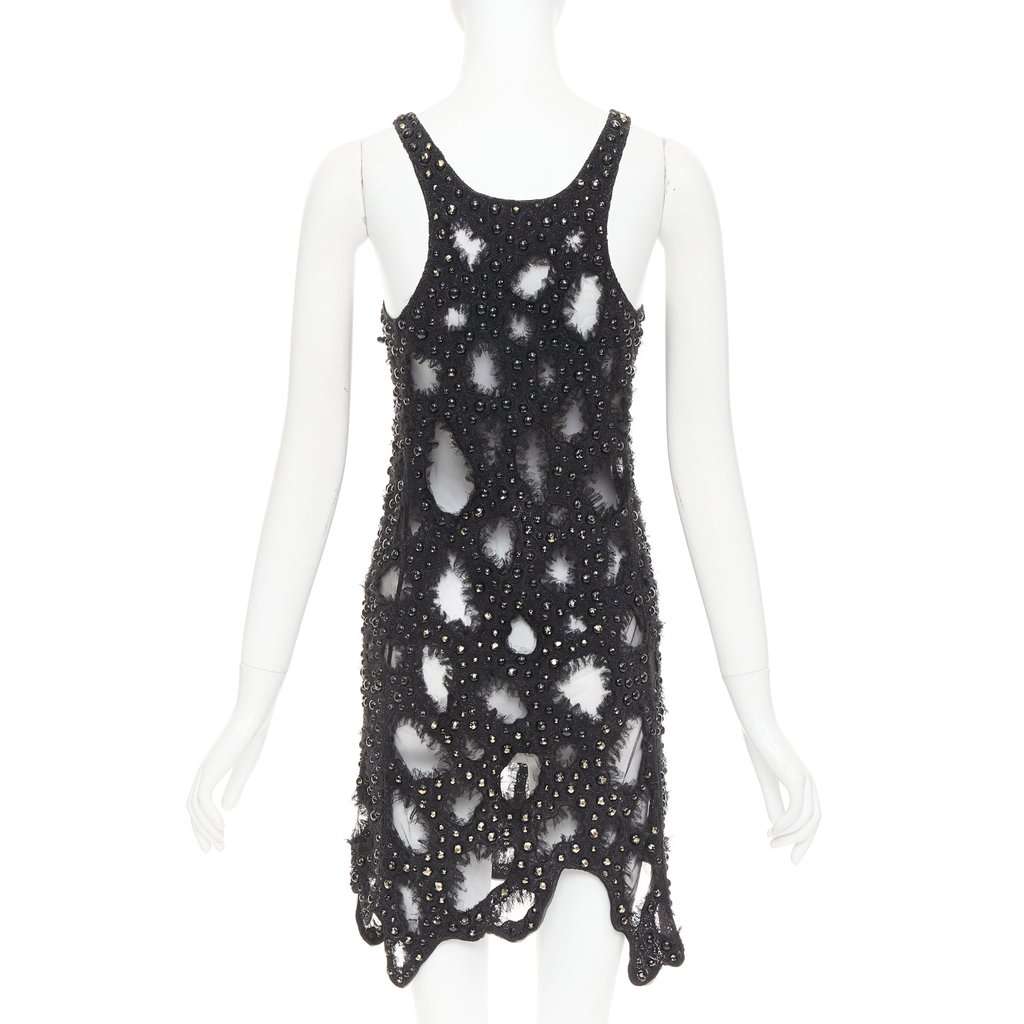 Louis Vuitton Black Dress Black Very good condition - Box View