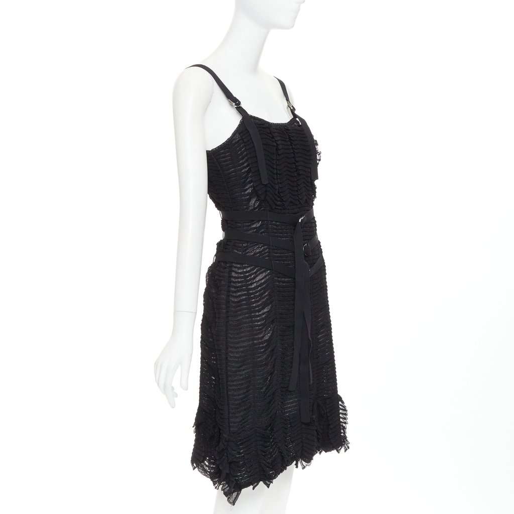 Dior Black Viscose Dress Black Viscose Very good condition - Inside View