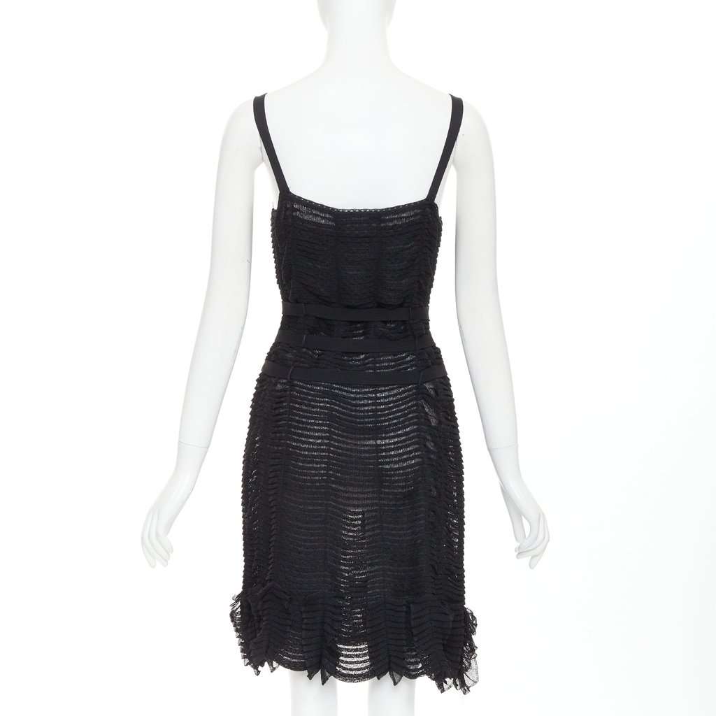 Dior Black Viscose Dress Black Viscose Very good condition - Box View