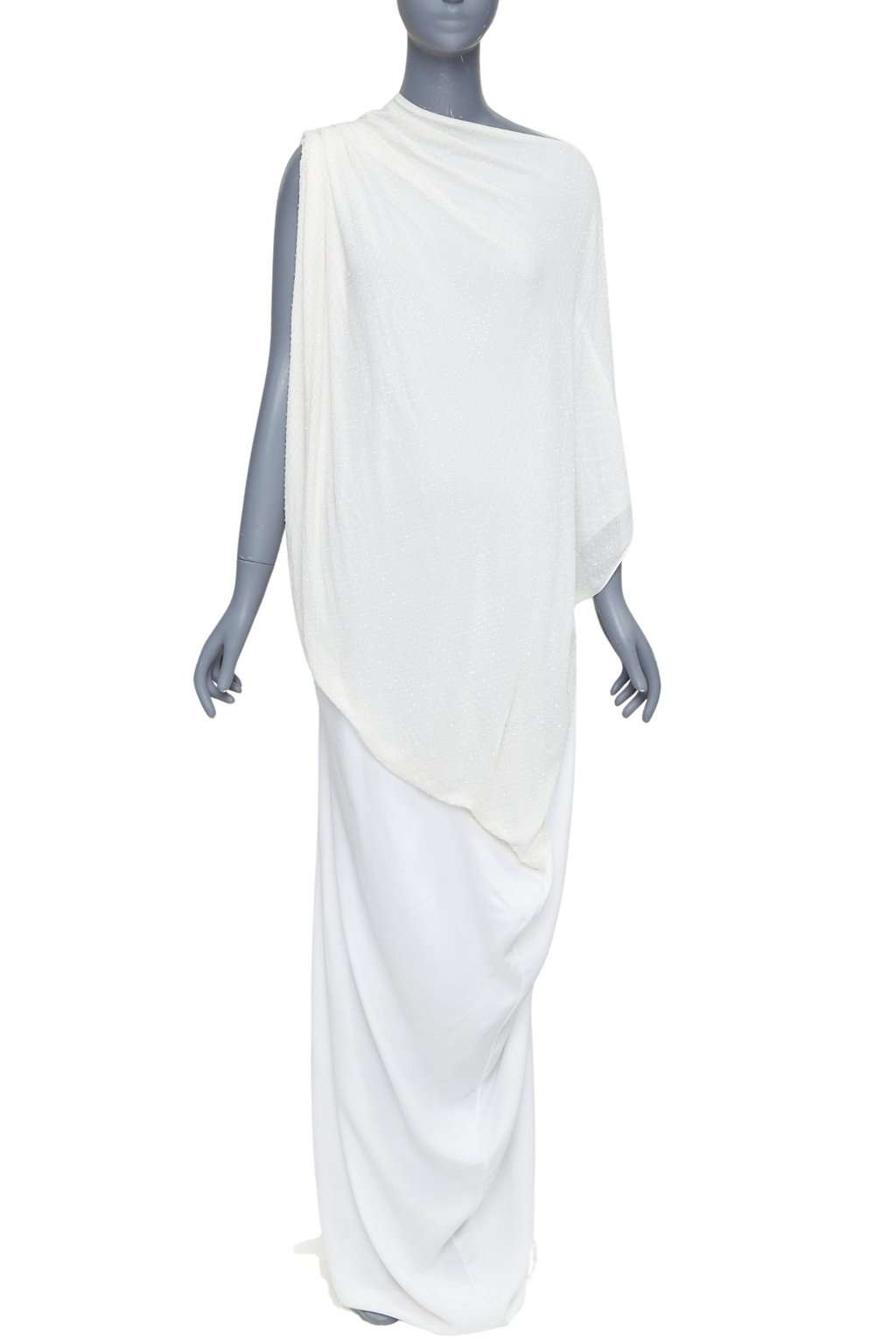 Salvatore Ferragamo White Silk Dress White Silk Very good condition - Front View