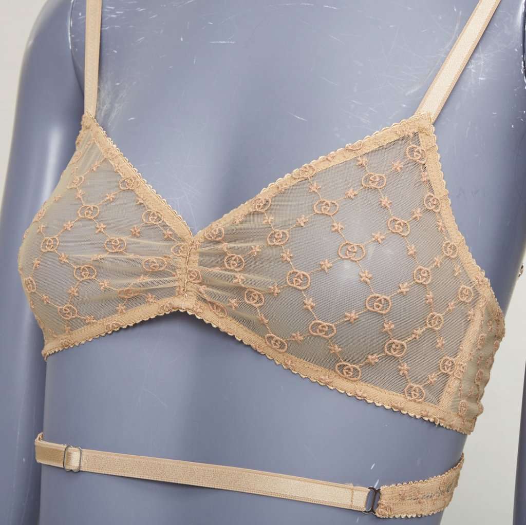 Gucci GG Star Beige Polyamide Never worn, with tag - Back View